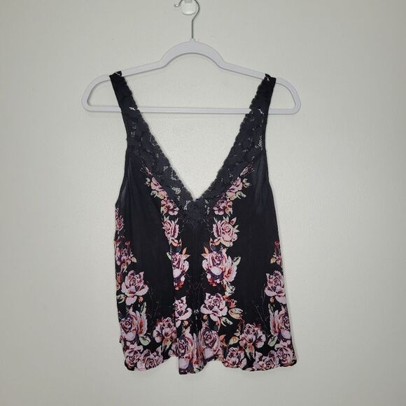 Free People Intimately Morning Rose Floral Tank Top Moody Flirty Size Xs NWT - Picture 3 of 8